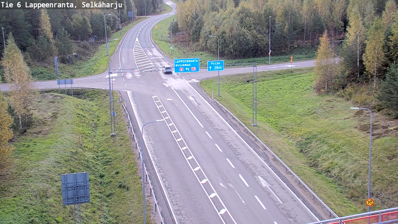 Weather Camera Image Road 6 Lappeenranta, Selkäharju, Lappeenranta, Etelä-Karjala