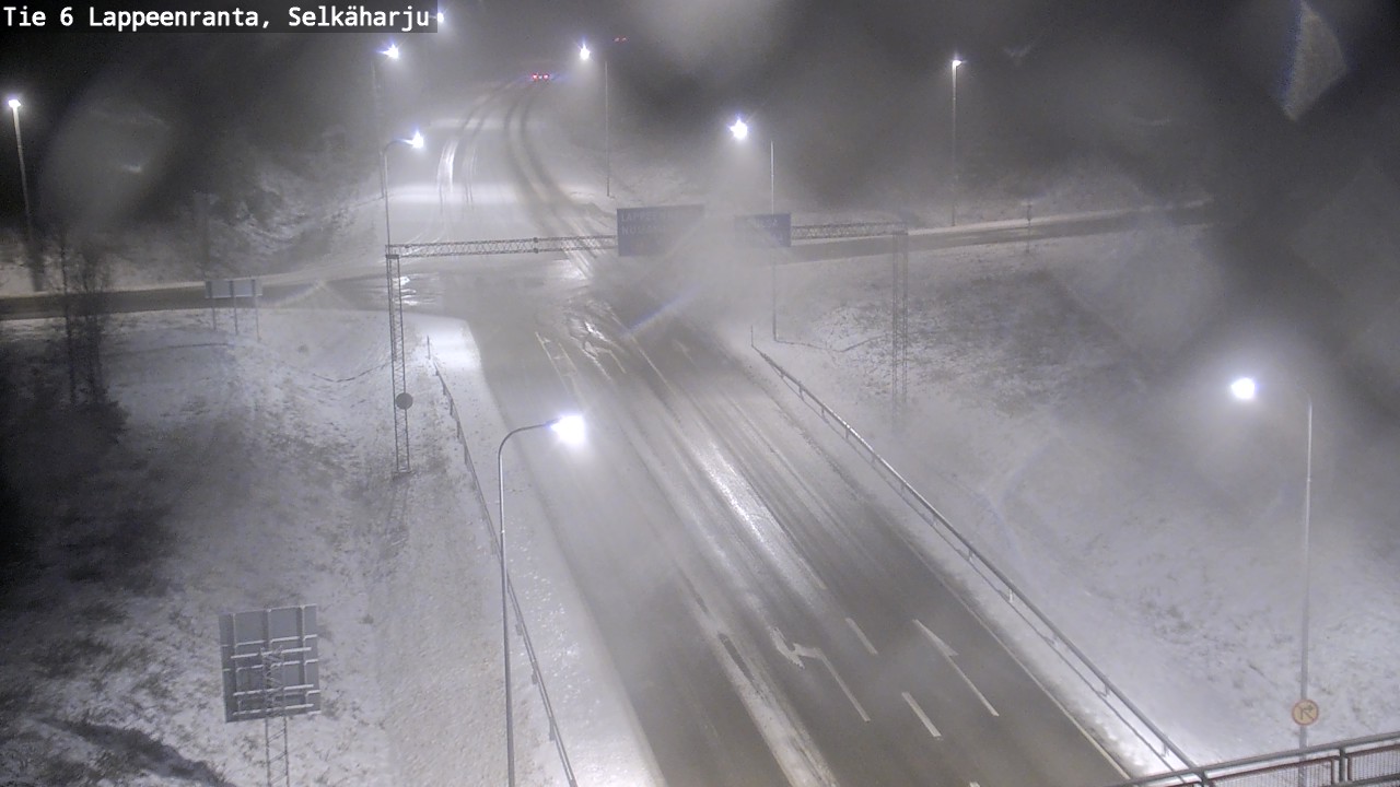 Weather Camera Image Road 6 Lappeenranta, Selkäharju, Lappeenranta, Etelä-Karjala