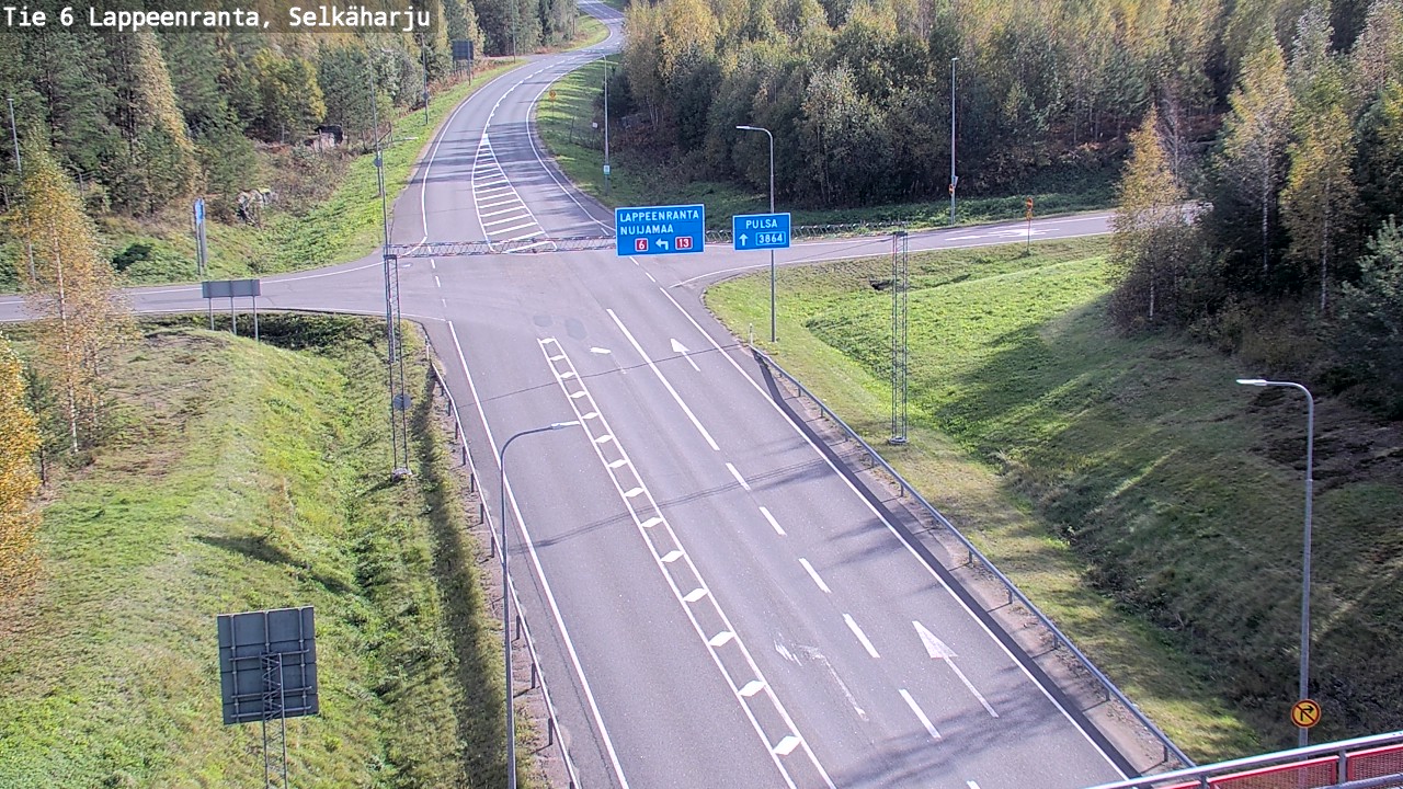 Weather Camera Image Road 6 Lappeenranta, Selkäharju, Lappeenranta, Etelä-Karjala