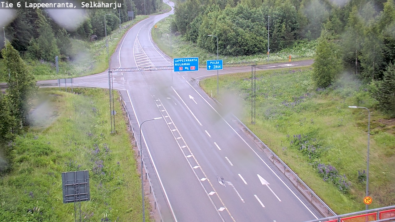 Weather Camera Image Road 6 Lappeenranta, Selkäharju, Lappeenranta, Etelä-Karjala