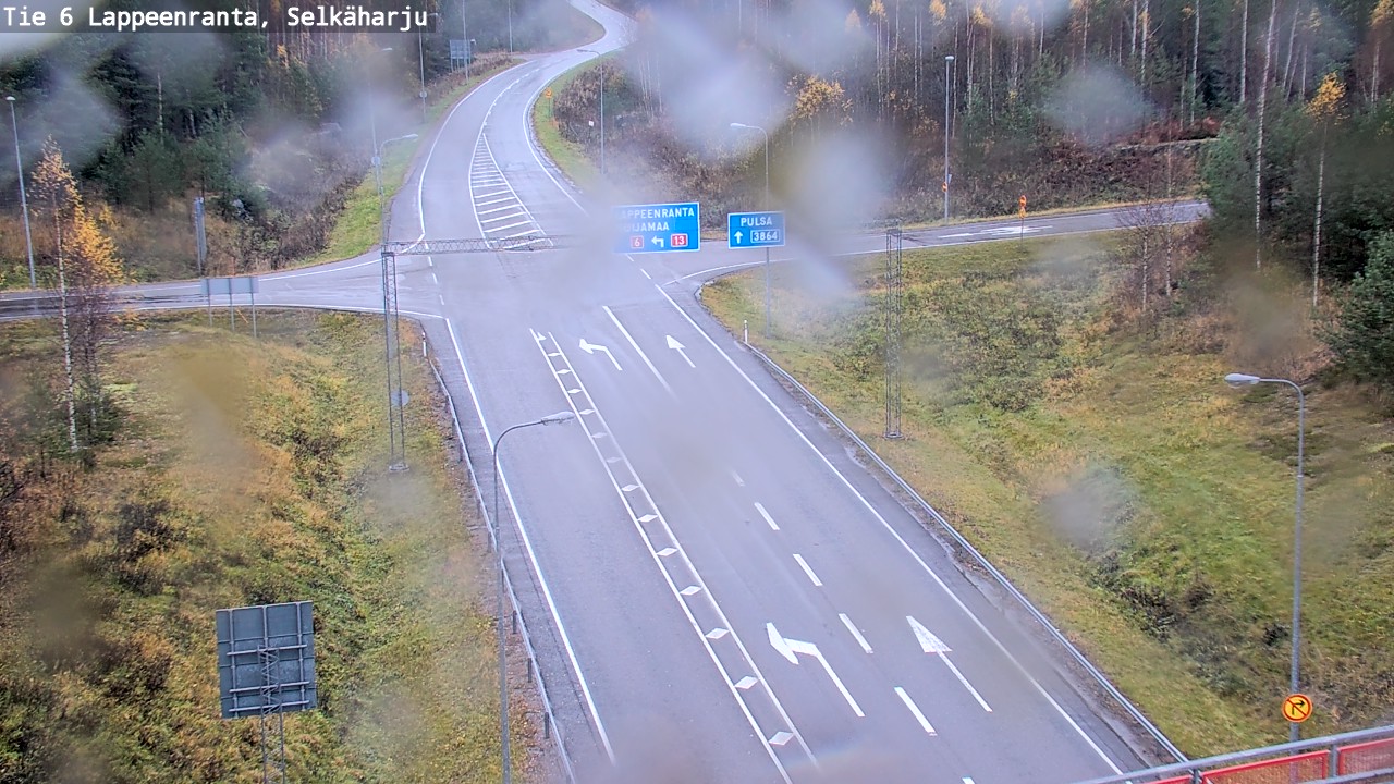 Weather Camera Image Road 6 Lappeenranta, Selkäharju, Lappeenranta, Etelä-Karjala