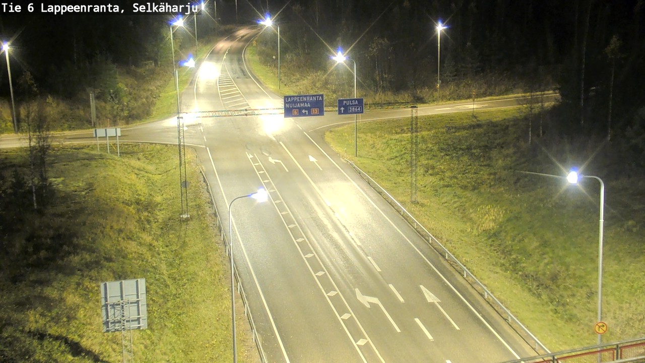Weather Camera Image Väg 6 Villmanstrand, Selkäharju, Lappeenranta, Etelä-Karjala