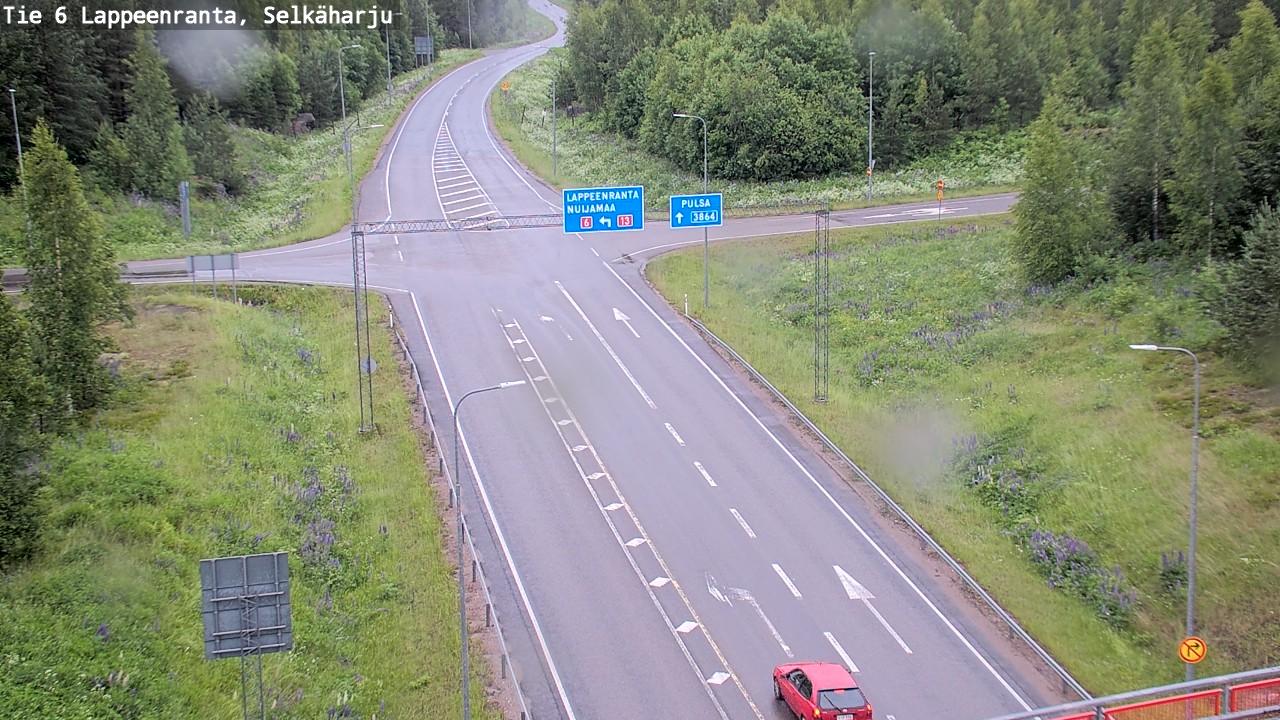 Weather Camera Image Road 6 Lappeenranta, Selkäharju, Lappeenranta, Etelä-Karjala