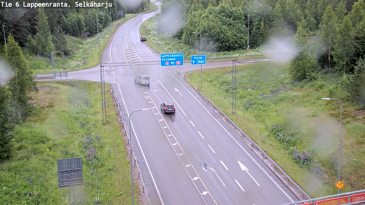 Weather Camera Image Road 6 Lappeenranta, Selkäharju, Lappeenranta, Etelä-Karjala