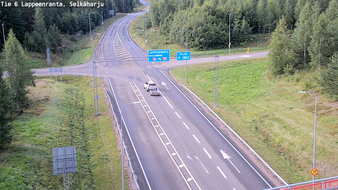 Weather Camera Image Road 6 Lappeenranta, Selkäharju, Lappeenranta, Etelä-Karjala