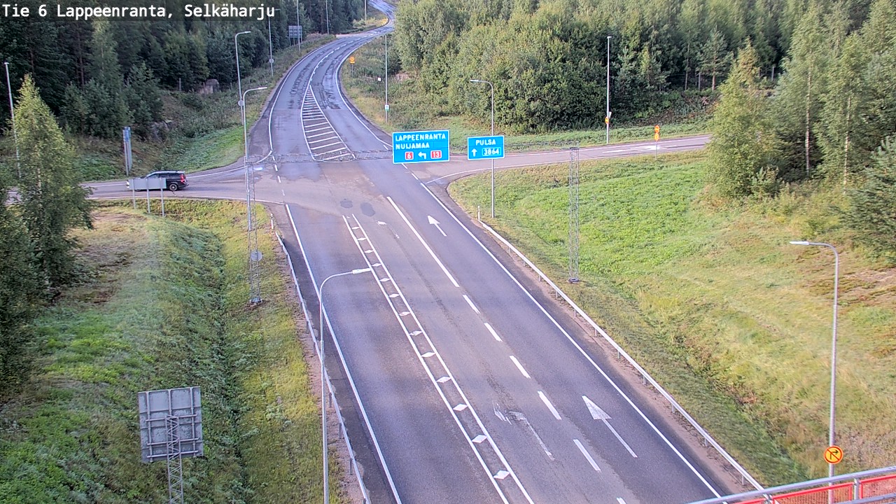 Weather Camera Image Road 6 Lappeenranta, Selkäharju, Lappeenranta, Etelä-Karjala