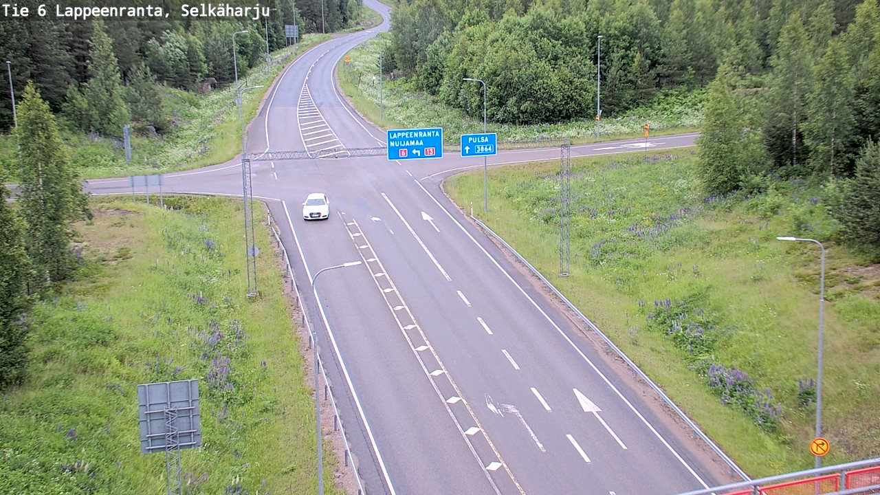 Weather Camera Image Road 6 Lappeenranta, Selkäharju, Lappeenranta, Etelä-Karjala
