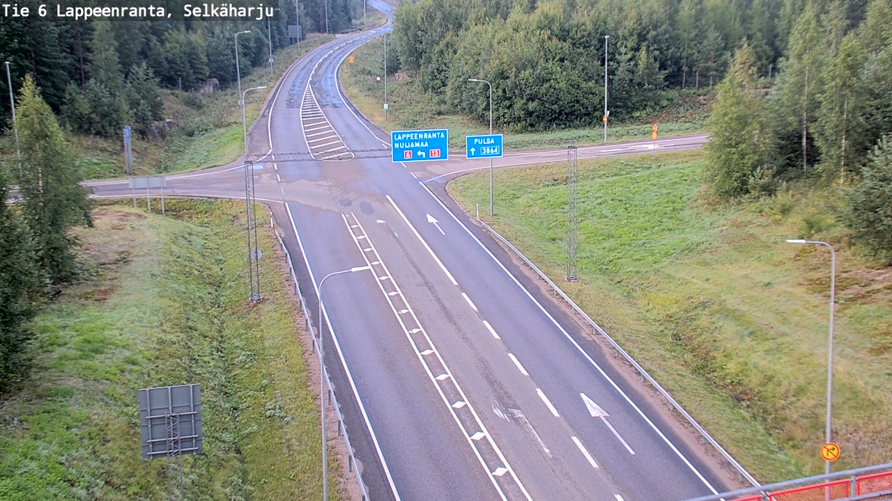 Weather Camera Image Road 6 Lappeenranta, Selkäharju, Lappeenranta, Etelä-Karjala