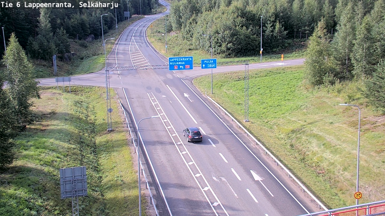 Weather Camera Image Road 6 Lappeenranta, Selkäharju, Lappeenranta, Etelä-Karjala