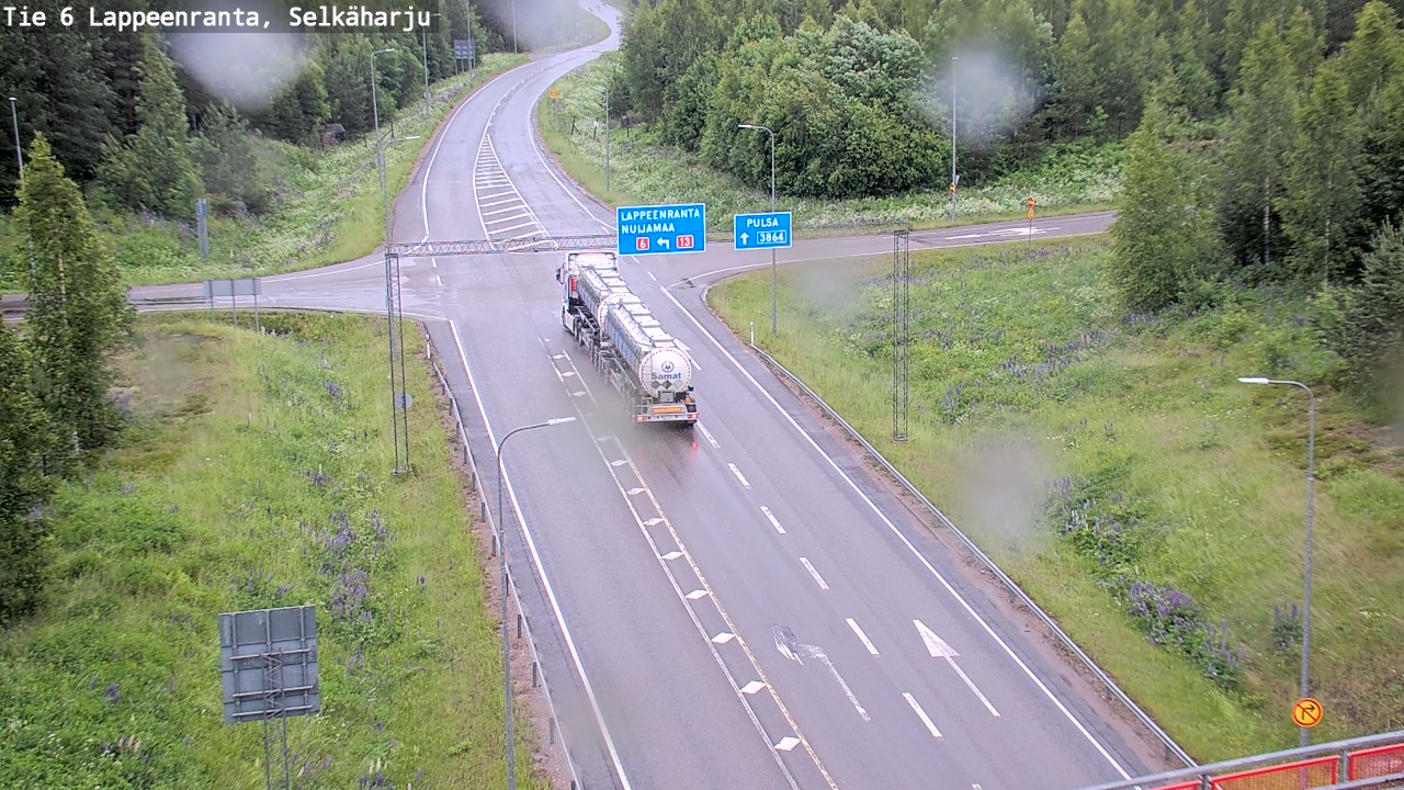Weather Camera Image Road 6 Lappeenranta, Selkäharju, Lappeenranta, Etelä-Karjala