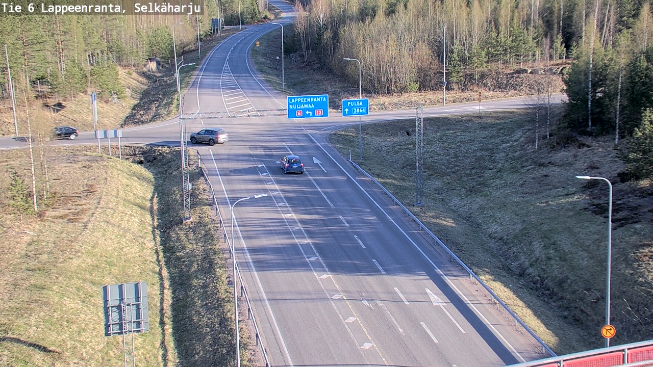 Weather Camera Image Road 6 Lappeenranta, Selkäharju, Lappeenranta, Etelä-Karjala
