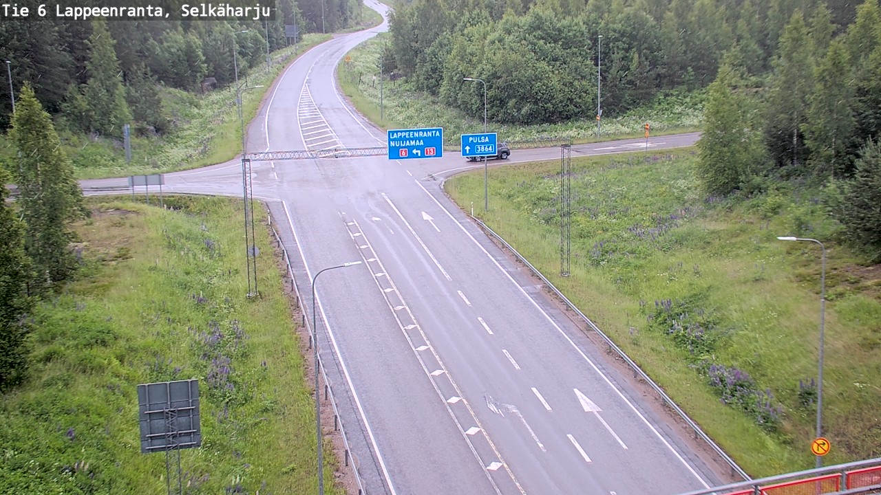 Weather Camera Image Road 6 Lappeenranta, Selkäharju, Lappeenranta, Etelä-Karjala