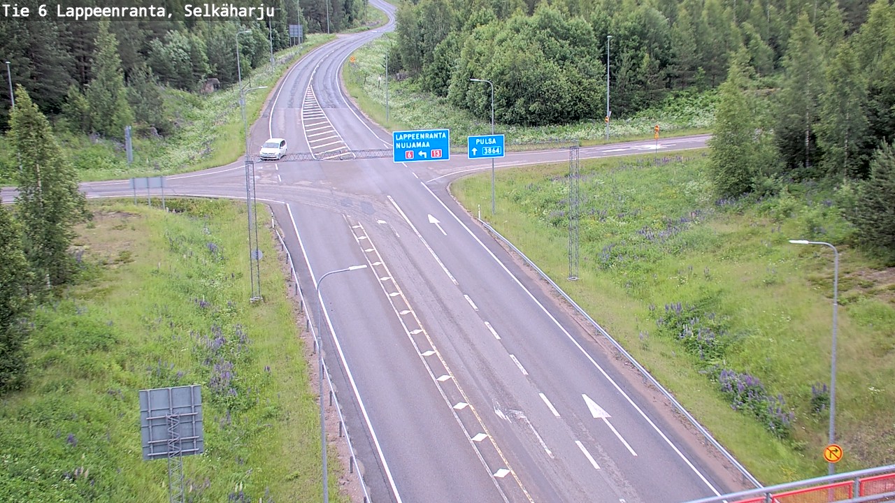 Weather Camera Image Road 6 Lappeenranta, Selkäharju, Lappeenranta, Etelä-Karjala