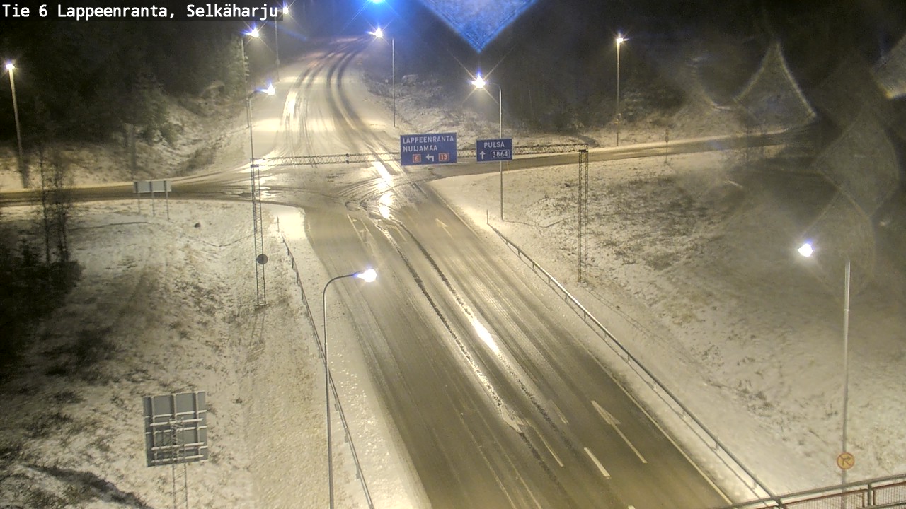 Weather Camera Image Road 6 Lappeenranta, Selkäharju, Lappeenranta, Etelä-Karjala