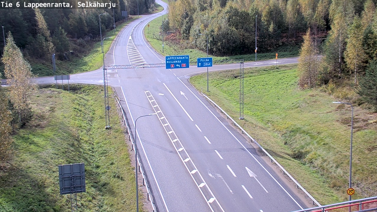 Weather Camera Image Road 6 Lappeenranta, Selkäharju, Lappeenranta, Etelä-Karjala