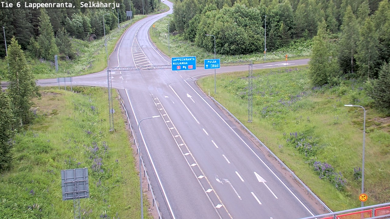 Weather Camera Image Road 6 Lappeenranta, Selkäharju, Lappeenranta, Etelä-Karjala