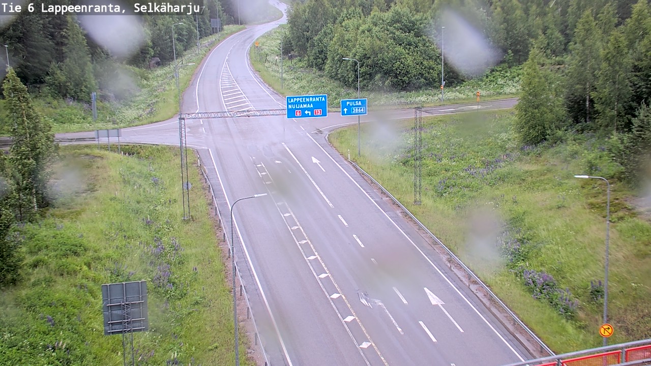 Weather Camera Image Road 6 Lappeenranta, Selkäharju, Lappeenranta, Etelä-Karjala