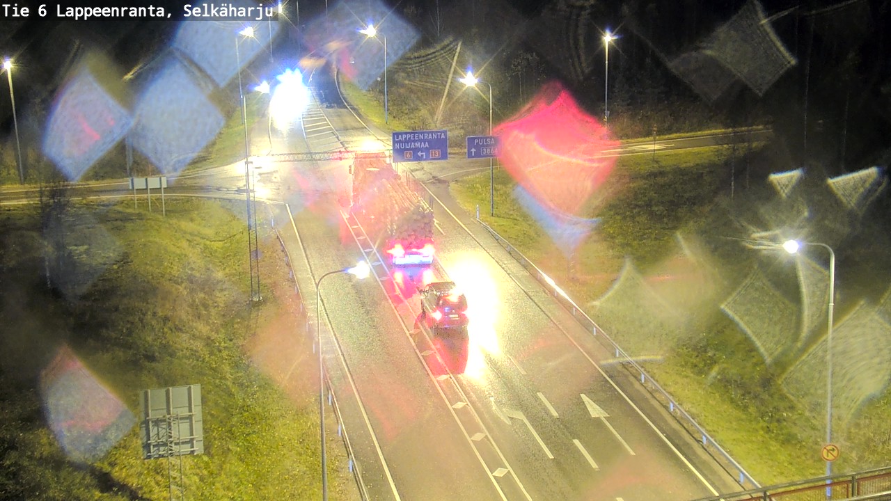 Weather Camera Image Road 6 Lappeenranta, Selkäharju, Lappeenranta, Etelä-Karjala