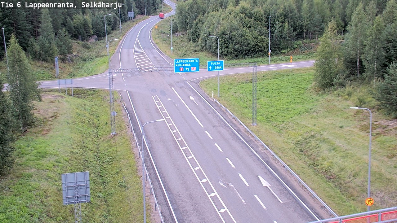 Weather Camera Image Road 6 Lappeenranta, Selkäharju, Lappeenranta, Etelä-Karjala