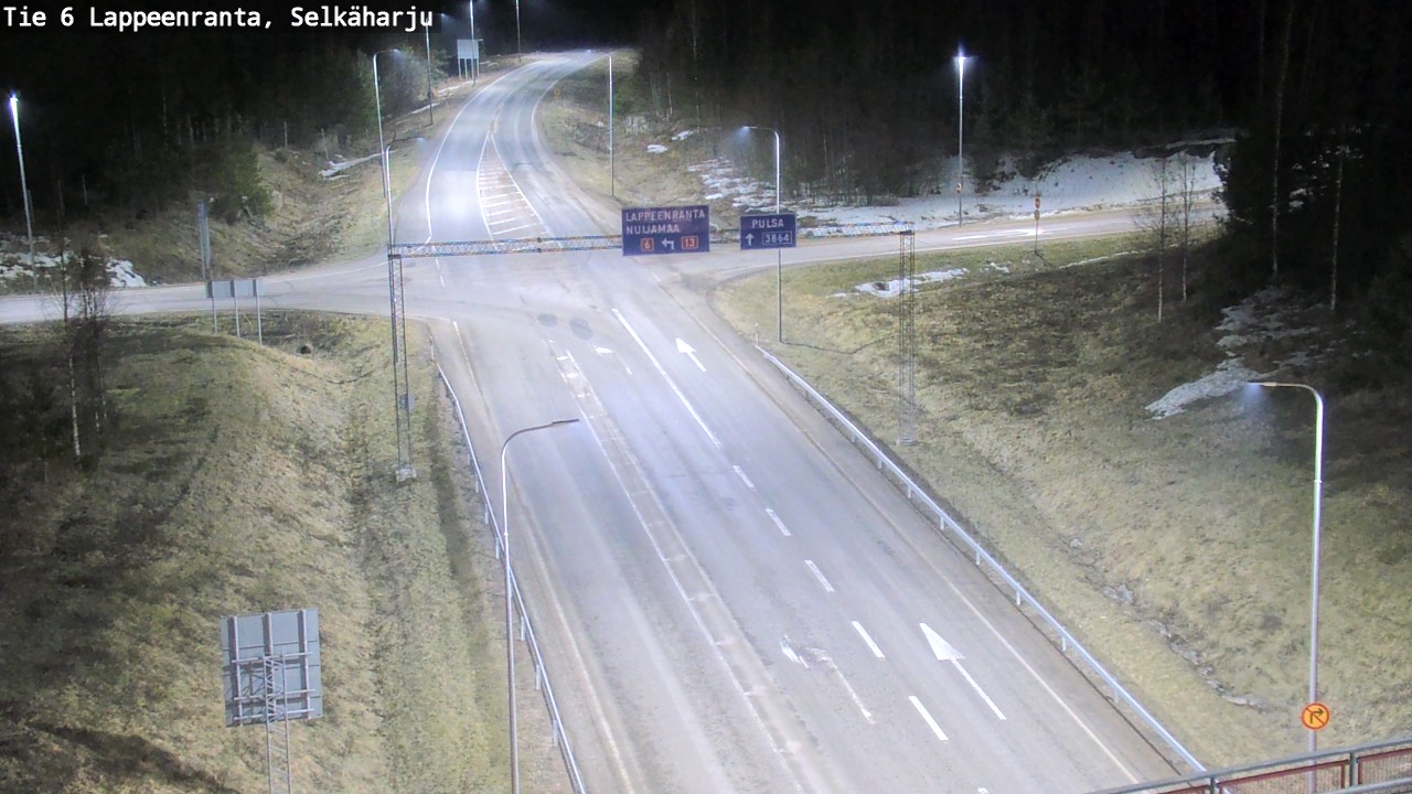Weather Camera Image Road 6 Lappeenranta, Selkäharju, Lappeenranta, Etelä-Karjala
