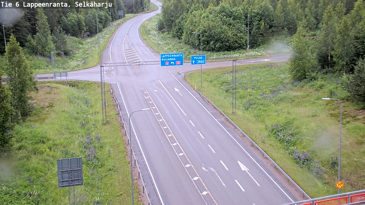 Weather Camera Image Road 6 Lappeenranta, Selkäharju, Lappeenranta, Etelä-Karjala