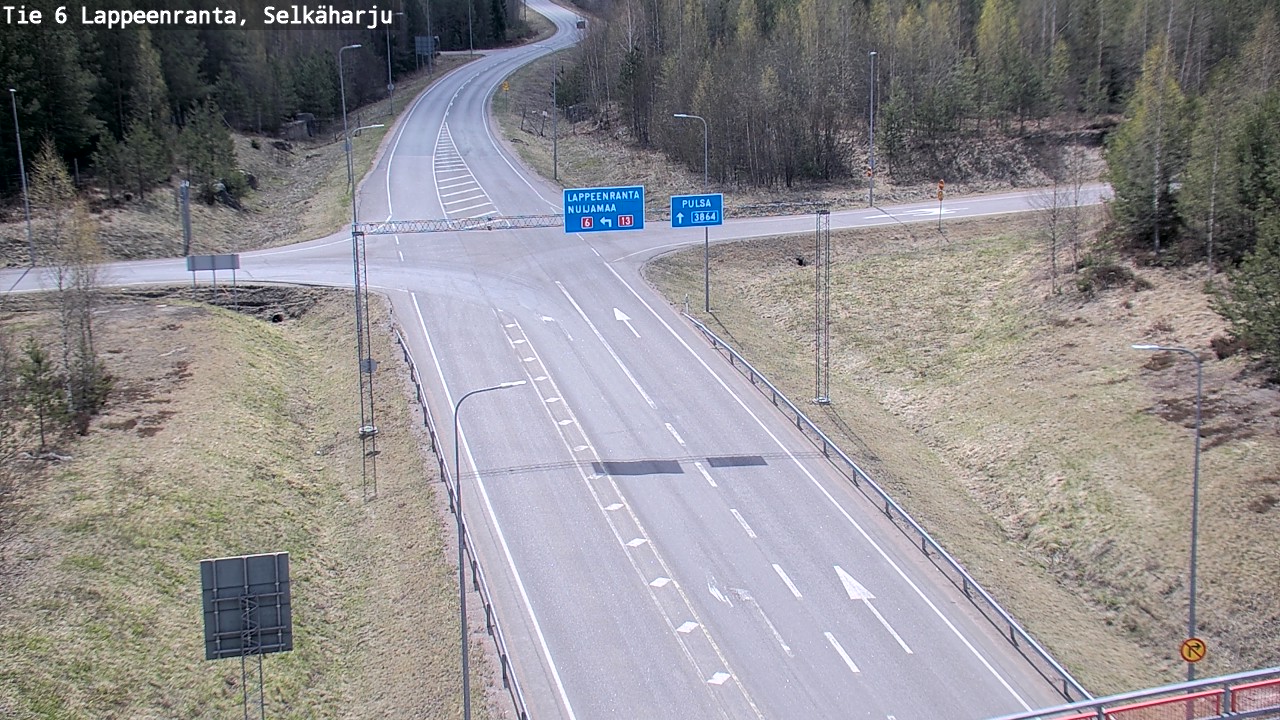 Weather Camera Image Road 6 Lappeenranta, Selkäharju, Lappeenranta, Etelä-Karjala