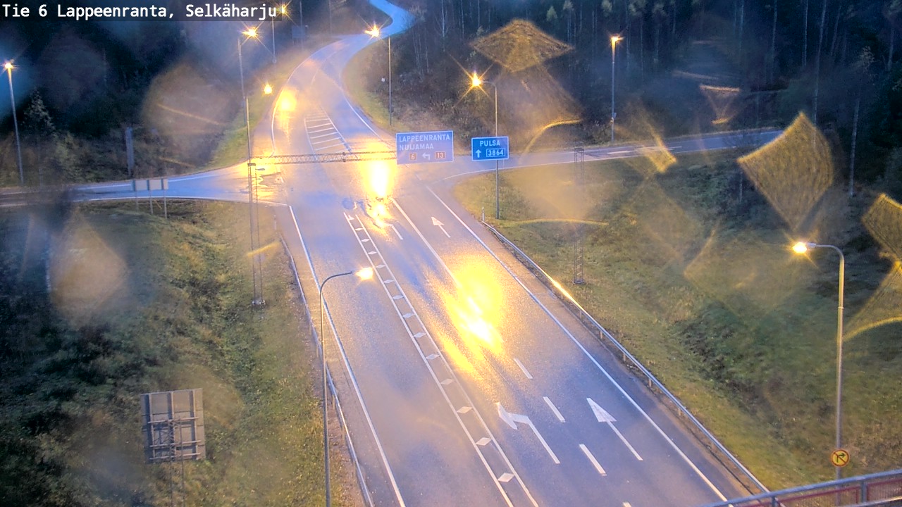 Weather Camera Image Road 6 Lappeenranta, Selkäharju, Lappeenranta, Etelä-Karjala