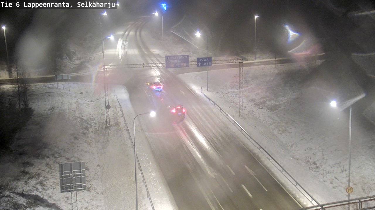 Weather Camera Image Road 6 Lappeenranta, Selkäharju, Lappeenranta, Etelä-Karjala