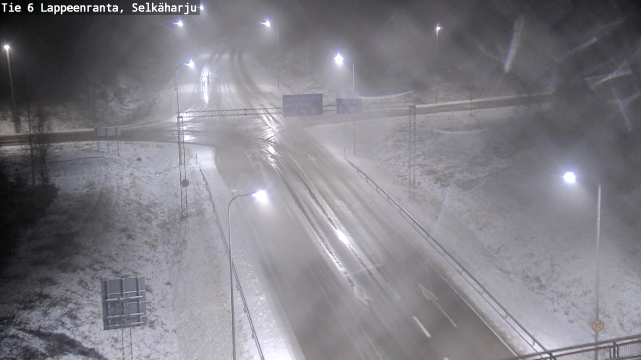 Weather Camera Image Road 6 Lappeenranta, Selkäharju, Lappeenranta, Etelä-Karjala