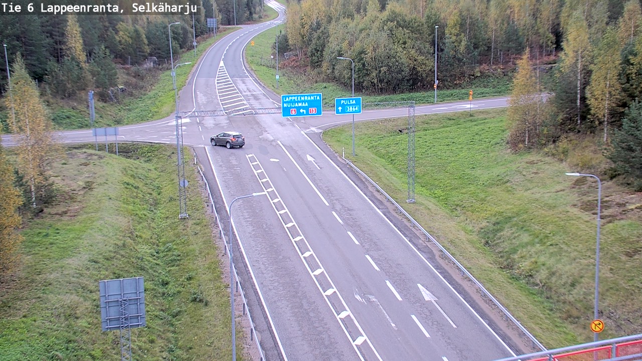 Weather Camera Image Road 6 Lappeenranta, Selkäharju, Lappeenranta, Etelä-Karjala
