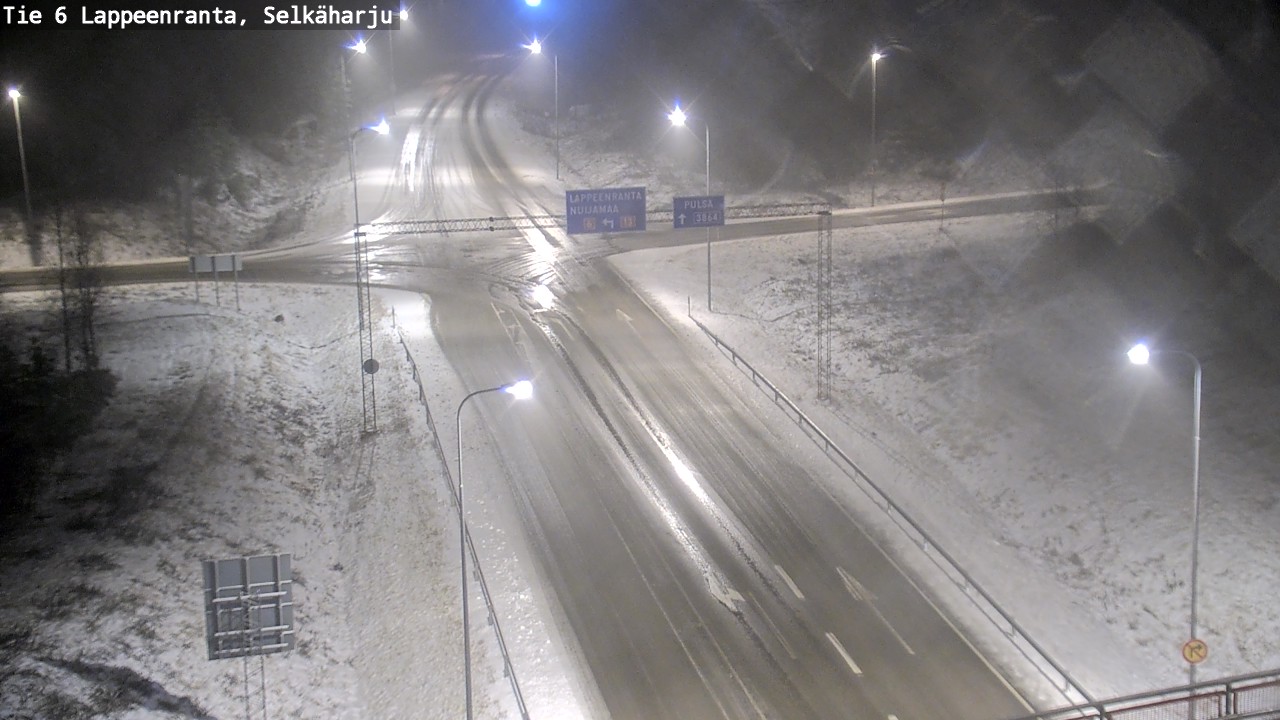 Weather Camera Image Road 6 Lappeenranta, Selkäharju, Lappeenranta, Etelä-Karjala