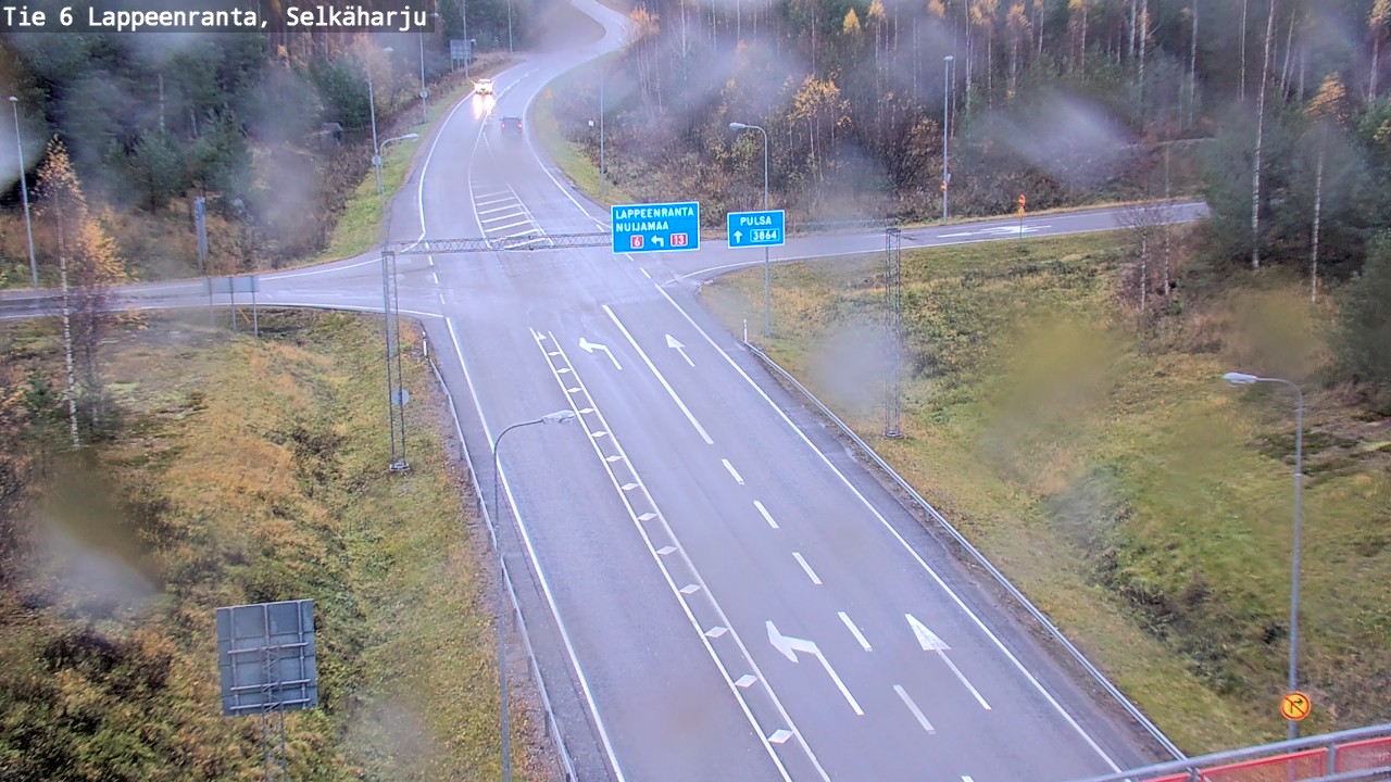 Weather Camera Image Road 6 Lappeenranta, Selkäharju, Lappeenranta, Etelä-Karjala