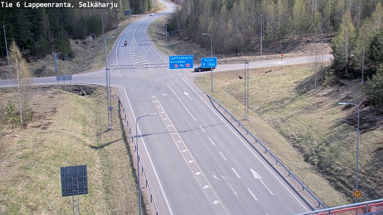 Weather Camera Image Road 6 Lappeenranta, Selkäharju, Lappeenranta, Etelä-Karjala