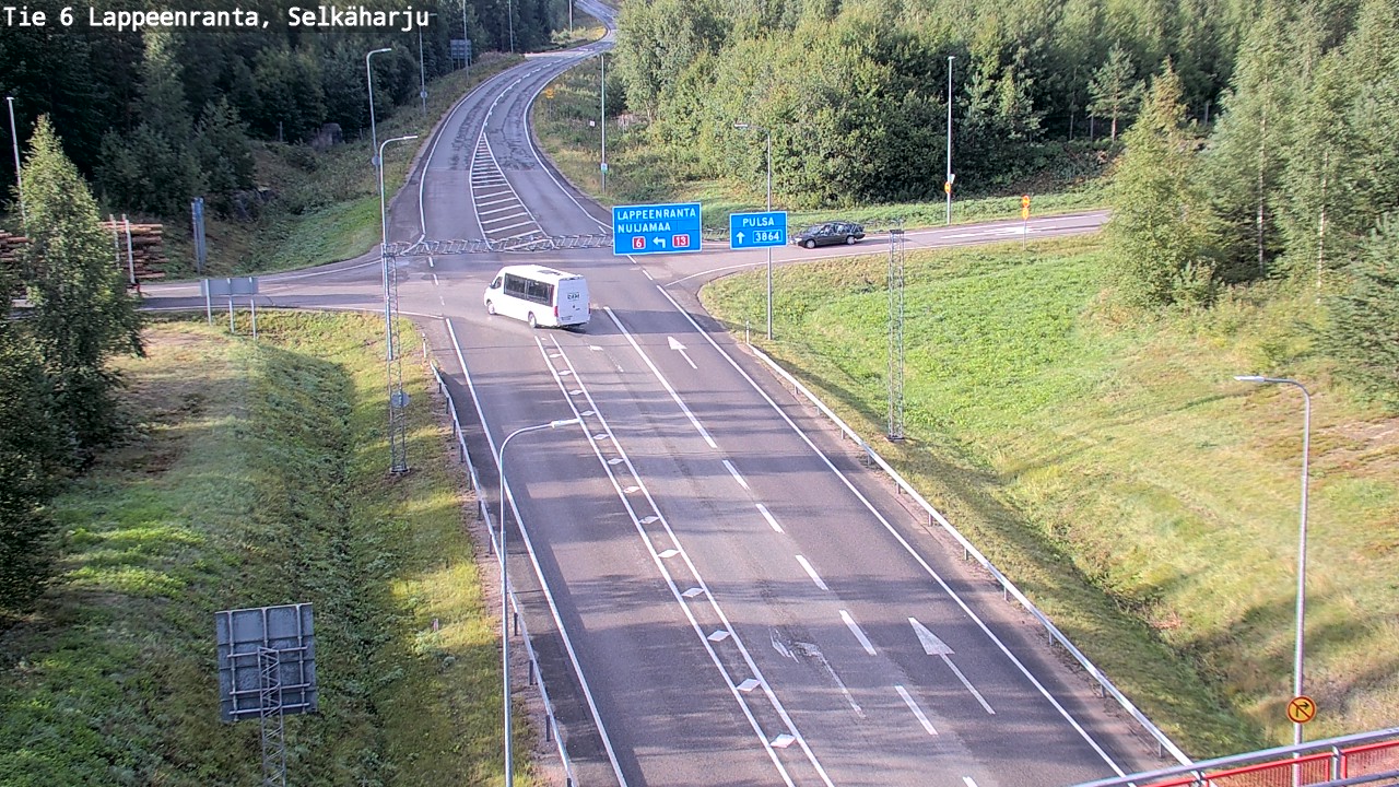 Weather Camera Image Road 6 Lappeenranta, Selkäharju, Lappeenranta, Etelä-Karjala