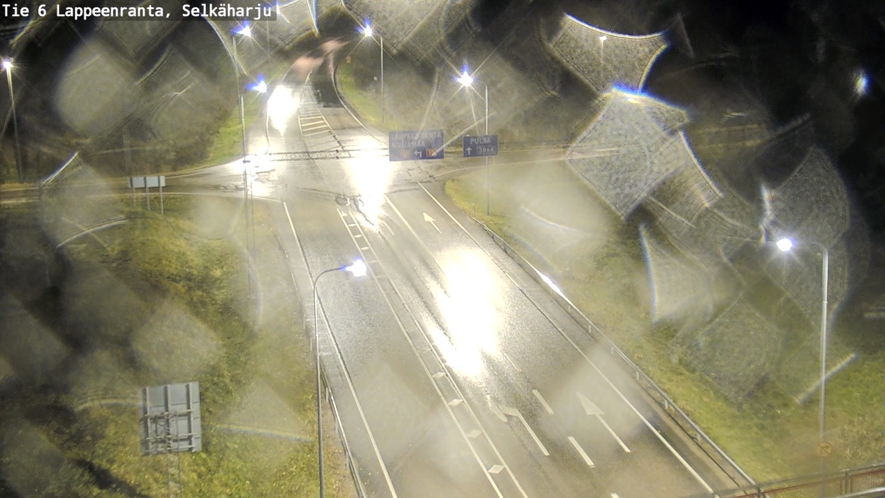 Weather Camera Image Road 6 Lappeenranta, Selkäharju, Lappeenranta, Etelä-Karjala