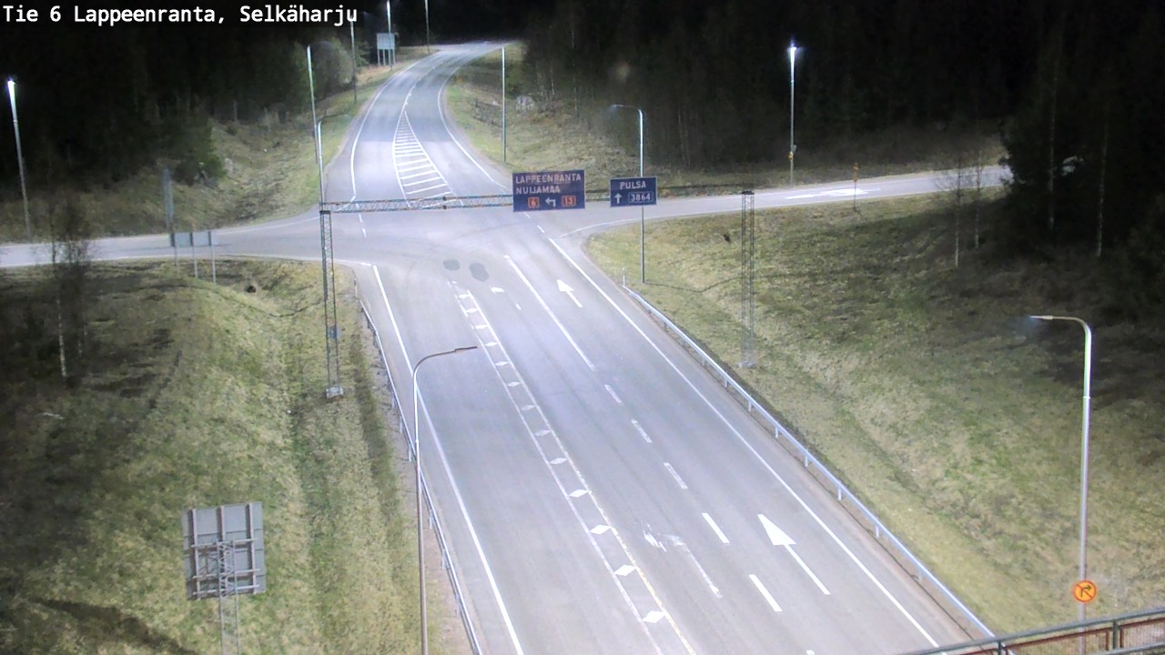 Weather Camera Image Road 6 Lappeenranta, Selkäharju, Lappeenranta, Etelä-Karjala