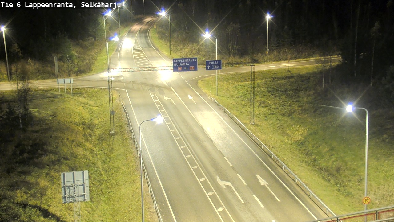 Weather Camera Image Road 6 Lappeenranta, Selkäharju, Lappeenranta, Etelä-Karjala