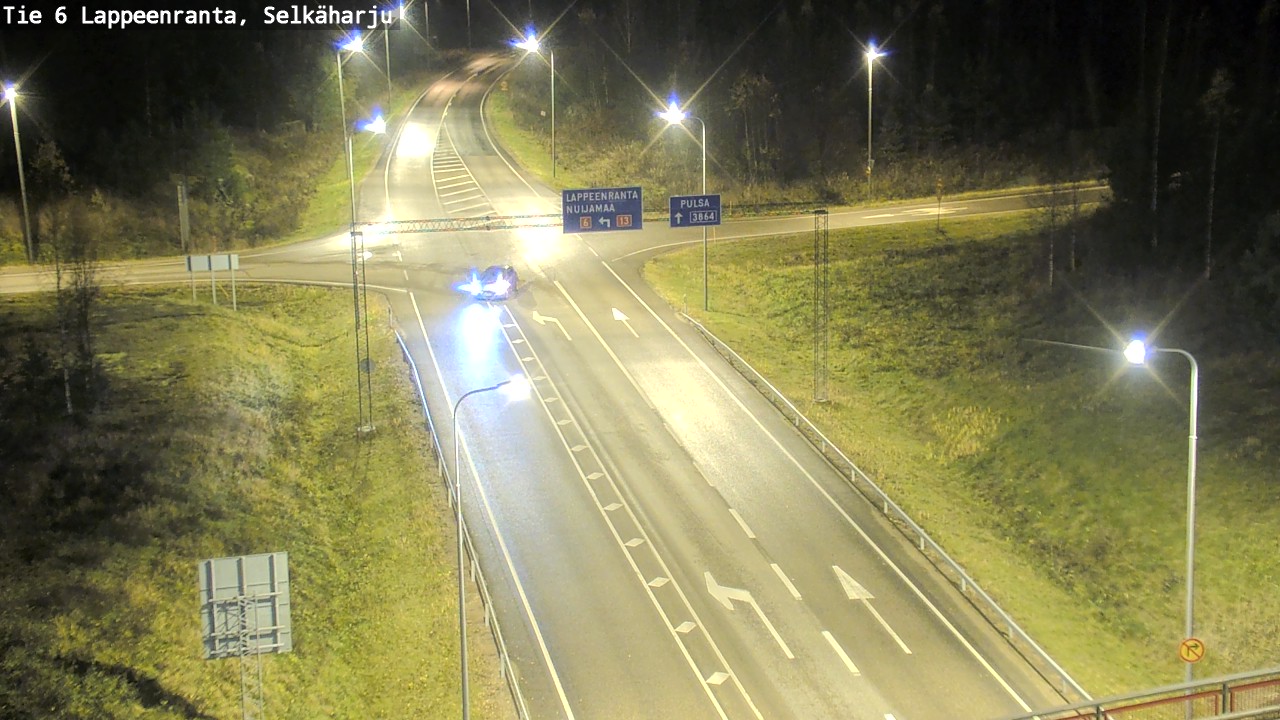 Weather Camera Image Väg 6 Villmanstrand, Selkäharju, Lappeenranta, Etelä-Karjala