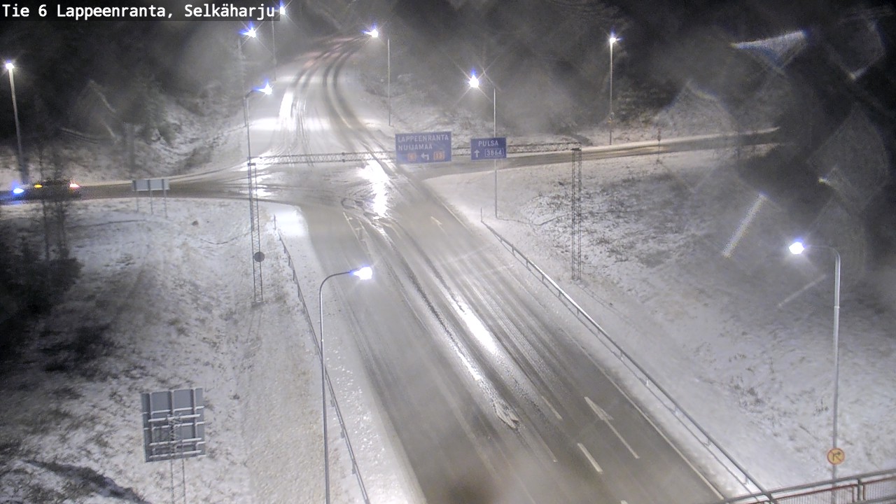 Weather Camera Image Road 6 Lappeenranta, Selkäharju, Lappeenranta, Etelä-Karjala