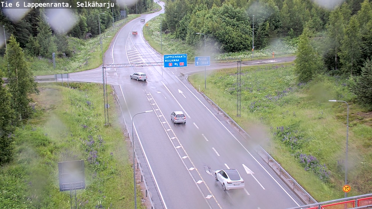Weather Camera Image Road 6 Lappeenranta, Selkäharju, Lappeenranta, Etelä-Karjala