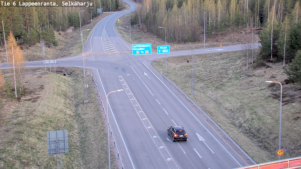 Weather Camera Image Road 6 Lappeenranta, Selkäharju, Lappeenranta, Etelä-Karjala