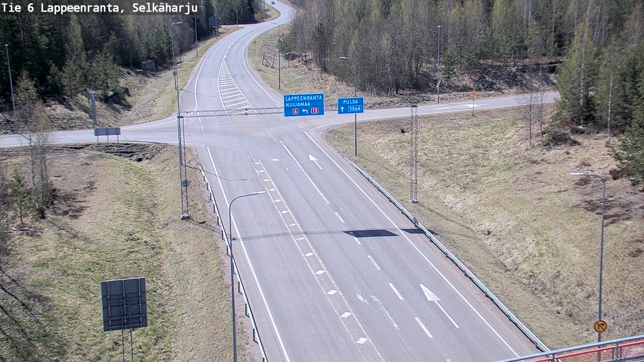 Weather Camera Image Road 6 Lappeenranta, Selkäharju, Lappeenranta, Etelä-Karjala