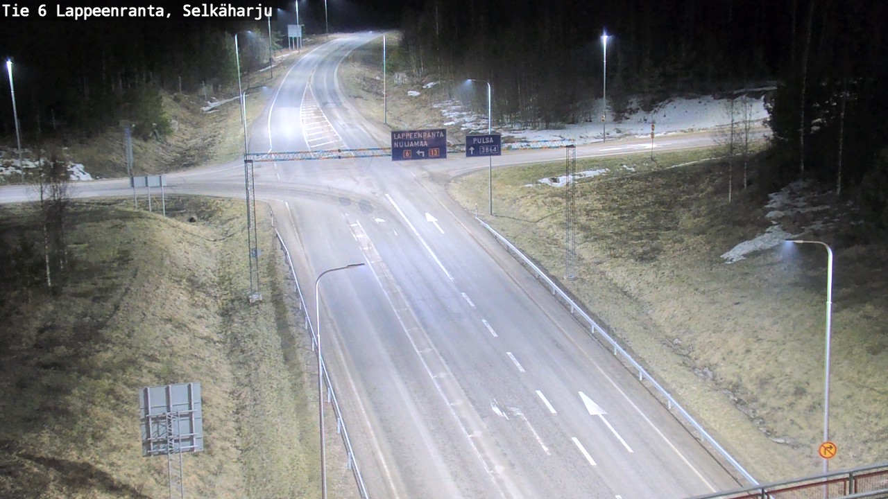 Weather Camera Image Road 6 Lappeenranta, Selkäharju, Lappeenranta, Etelä-Karjala