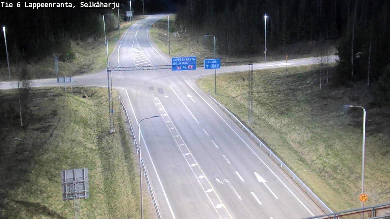 Weather Camera Image Road 6 Lappeenranta, Selkäharju, Lappeenranta, Etelä-Karjala