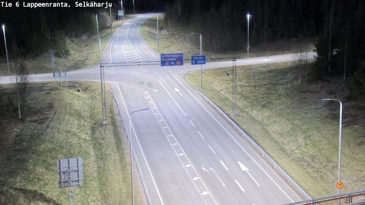Weather Camera Image Road 6 Lappeenranta, Selkäharju, Lappeenranta, Etelä-Karjala