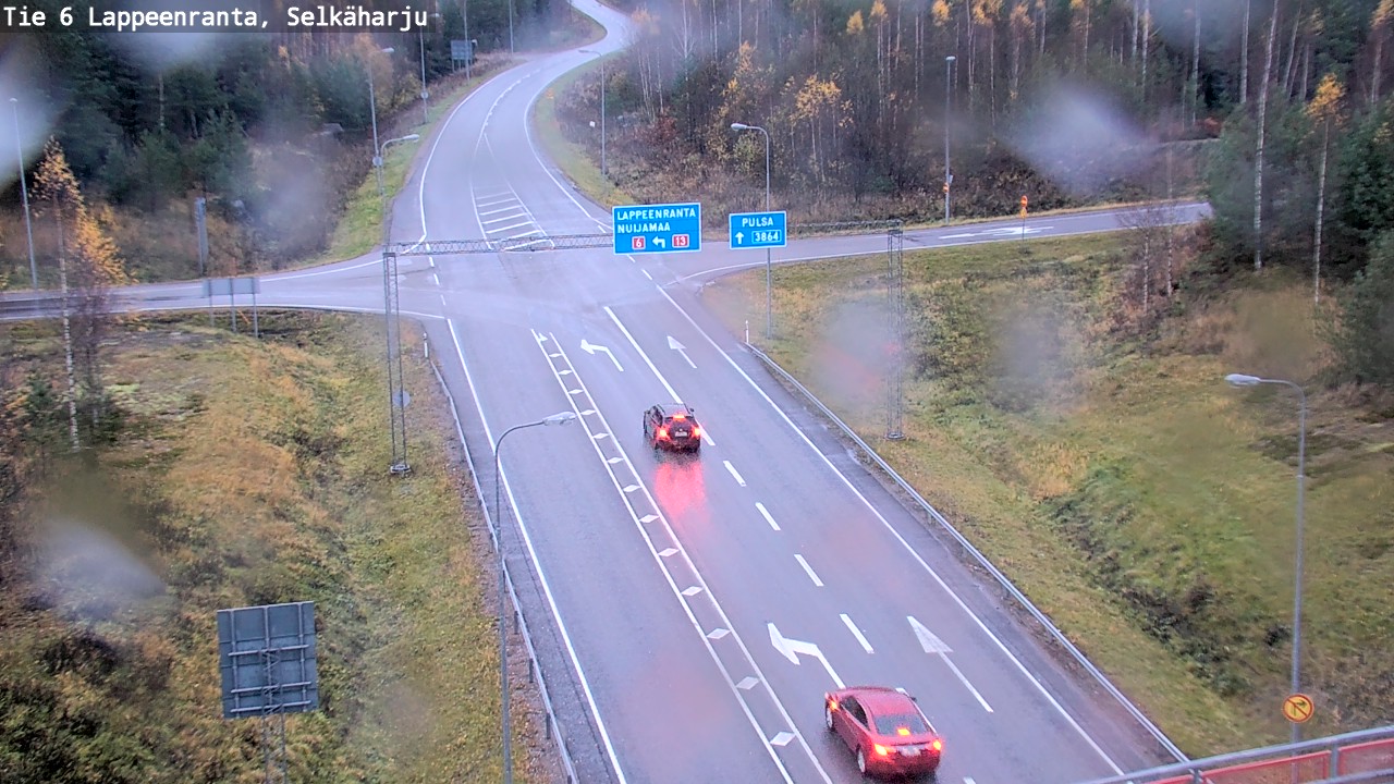 Weather Camera Image Road 6 Lappeenranta, Selkäharju, Lappeenranta, Etelä-Karjala
