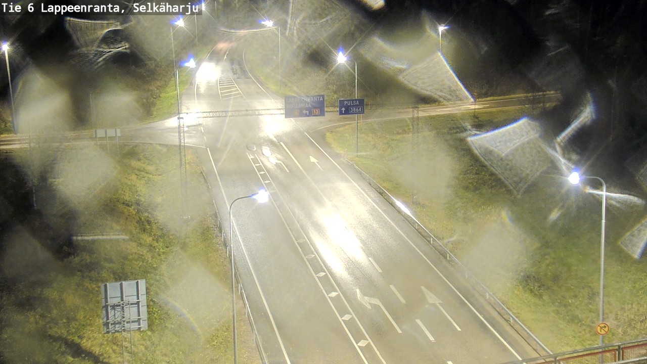 Weather Camera Image Väg 6 Villmanstrand, Selkäharju, Lappeenranta, Etelä-Karjala