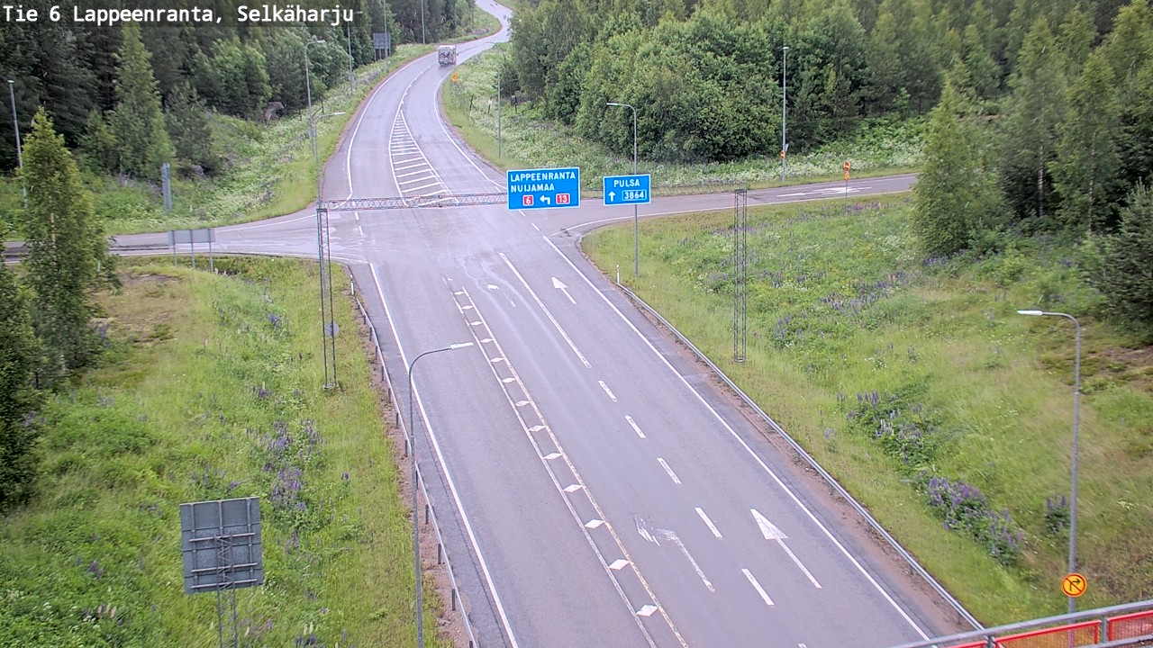 Weather Camera Image Road 6 Lappeenranta, Selkäharju, Lappeenranta, Etelä-Karjala