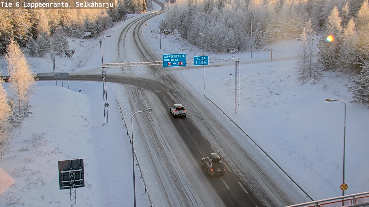 Weather Camera Image Road 6 Lappeenranta, Selkäharju, Lappeenranta, Etelä-Karjala