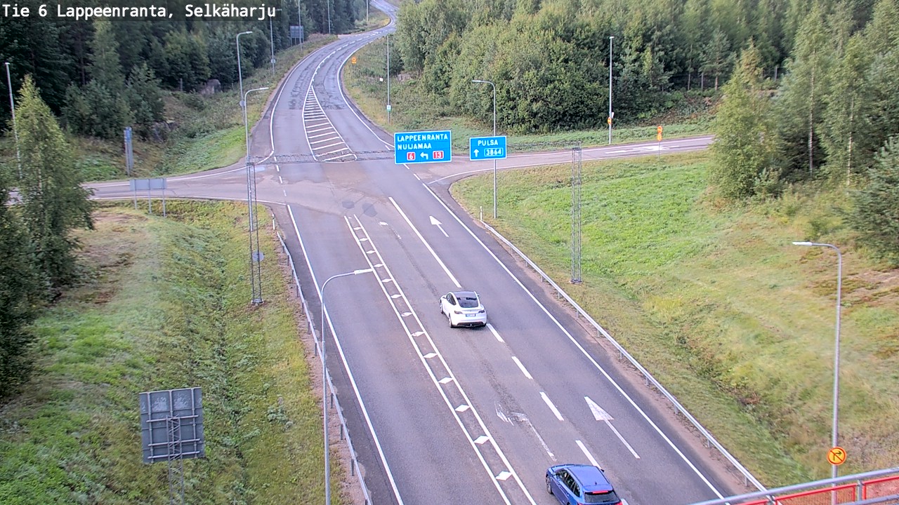 Weather Camera Image Road 6 Lappeenranta, Selkäharju, Lappeenranta, Etelä-Karjala